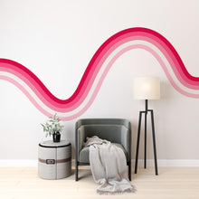 Load image into Gallery viewer, Stripes Rainbow Removable Vinyl Wall Art Decal Teen Room Modern Style Teens Custom Decal