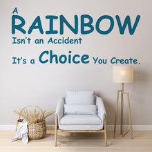 Load image into Gallery viewer, Rainbow Quote Wall Decal Phrase Everyday Luck Positive Vinyl Decor Modern Vinyl Wall Art Wall Mural Kids Room