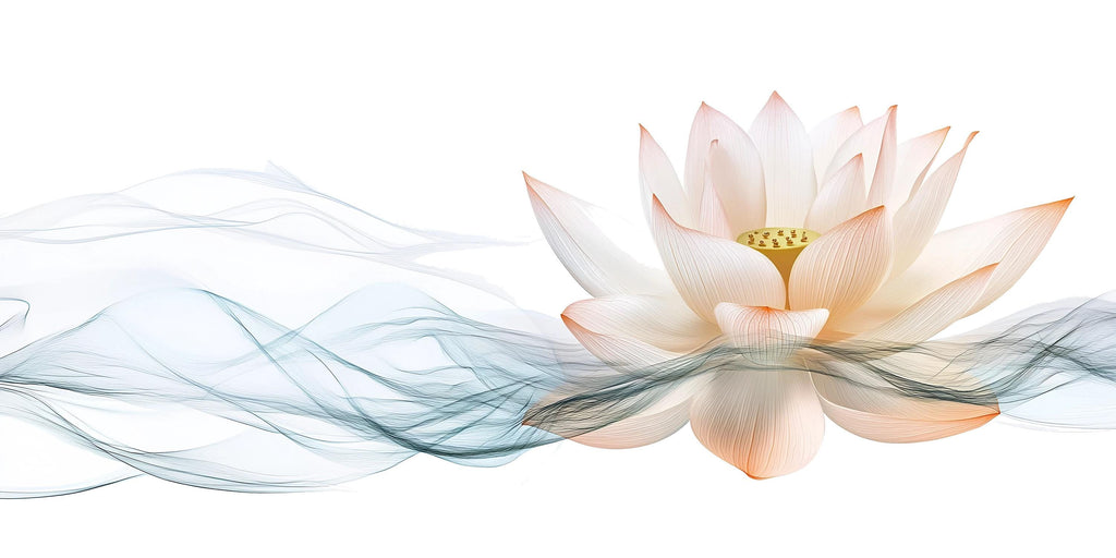 Lotus Flower Wall Decal Zen Yoga Wall Art Meditation Room Decor Wellness Vinyl Sticker Spa Wall Mural Minimalist Spiritual Decor