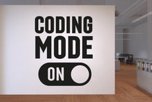 Load image into Gallery viewer, Coding Mode Wall decals Vinyl Coding Wall Decor, Code Technology Office Decor 1126RS