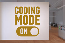 Load image into Gallery viewer, Coding Mode Wall decals Vinyl Coding Wall Decor, Code Technology Office Decor 1126RS