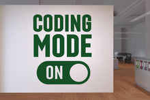 Load image into Gallery viewer, Coding Mode Wall decals Vinyl Coding Wall Decor, Code Technology Office Decor 1126RS