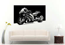 Load image into Gallery viewer, Motorcycle Sport Custom Crotch Rocket Racing Motorbike Bike Wall Decal Vinyl Sticker Mural Room Decor L856