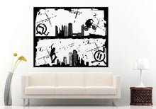 Load image into Gallery viewer, Bmx Bike Bicycle Extreme Sport Games Stunt Trick Wheelie Skateboarder Skateboard Urban City Wall Decal Vinyl Sticker Mural Room Decor L867
