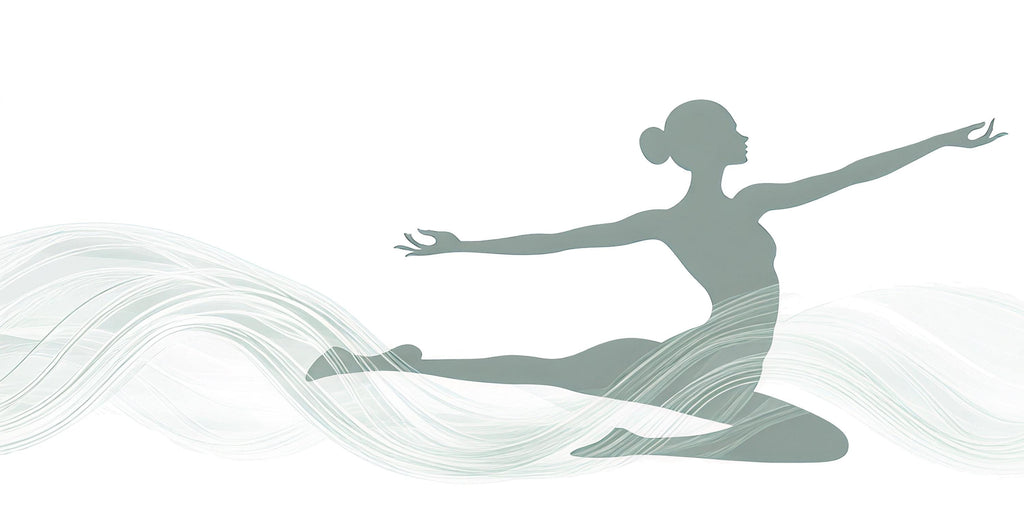 Yoga Studio Wall Mural, Zen Ballerina Wallpaper, Neutral Pilates Room Decor, Spa Meditation Wall Art, Dance Silhouette Mural, 653mv