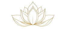 Load image into Gallery viewer, Gold Lotus Wall Mural, Yoga Studio Wallpaper, Zen Line Art Decor, Meditation Room Wall Art, Minimal Spa Mural, 661mv