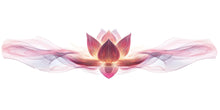 Load image into Gallery viewer, Pink Lotus Flower Wall Decal Yoga Studio Wall Art Zen Meditation Vinyl Sticker Spiritual Wellness Room Decor Boho Lotus Mural