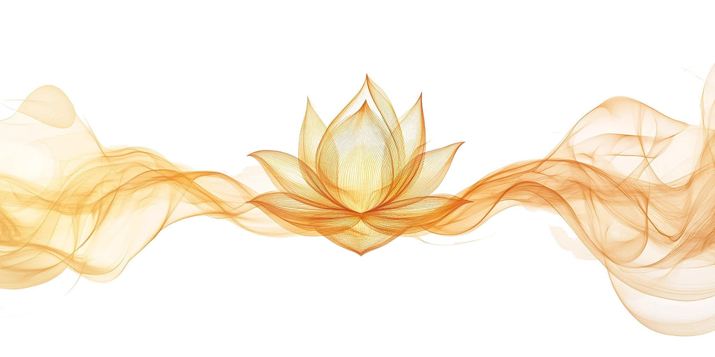 Golden Lotus Wall Decal Yoga Studio Wall Art Zen Meditation Vinyl Sticker Wellness Room Decor Spiritual Boho Lotus Mural