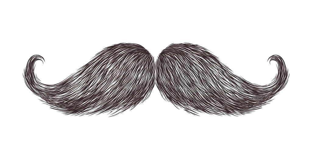 Mustache Wall Mural, Barber Shop Wallpaper, Men’s Grooming Wall Decal, Beard Salon Decor, Masculine Office Wall Art, 593mv