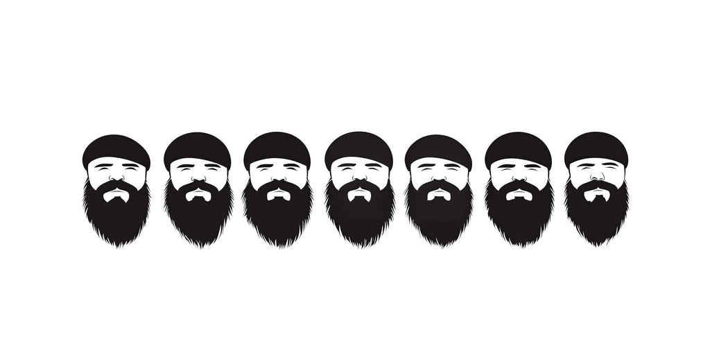 Bearded Man Wall Mural, Barber Shop Wallpaper, Beard Face Wall Decal, Men’s Grooming Salon Office Decor, 598mv
