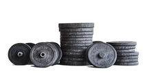 Load image into Gallery viewer, Weight Plates Wall Mural, Gym Wallpaper, Fitness Studio Wall Decal, Home Gym Decor, Weightlifting Workout Room Art, 608mv