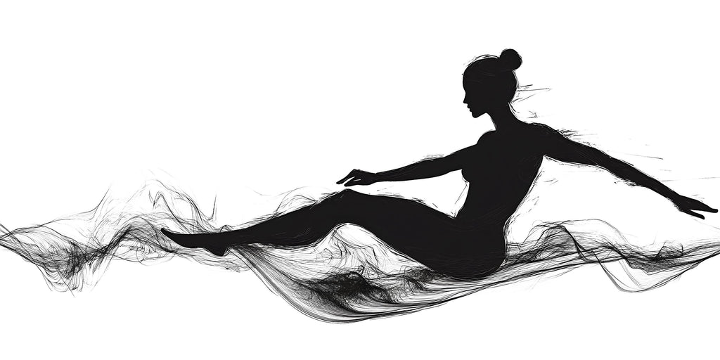 Yoga Dancer Wall Mural, Gym Wallpaper, Black Ballet Silhouette Wall Decal, Fitness Studio Workout Room Decor, 616mv