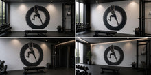 Load image into Gallery viewer, Tire Workout Wall Mural, Gym Wallpaper, Athlete Fitness Wall Decal, Home Gym Decor, Strength Training Room Art, 619mv