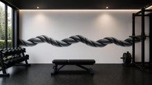 Load image into Gallery viewer, Battle Rope Wall Mural, Gym Wallpaper, Fitness Studio Wall Decal, Home Gym Decor, Strength Training Room Art, 623mv