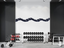 Load image into Gallery viewer, Battle Rope Wall Mural, Gym Wallpaper, Fitness Studio Wall Decal, Home Gym Decor, Strength Training Room Art, 623mv