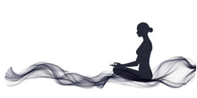 Load image into Gallery viewer, Meditation Woman Wall Decal Yoga Studio Wall Art Zen Wellness Vinyl Sticker Minimalist Spa Decor Modern Meditation Room Mural