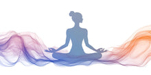 Load image into Gallery viewer, Meditation Woman Wall Decal Yoga Studio Wall Art Zen Wellness Mural Spiritual Wall Sticker Modern Spa Decor Meditation Room Vinyl