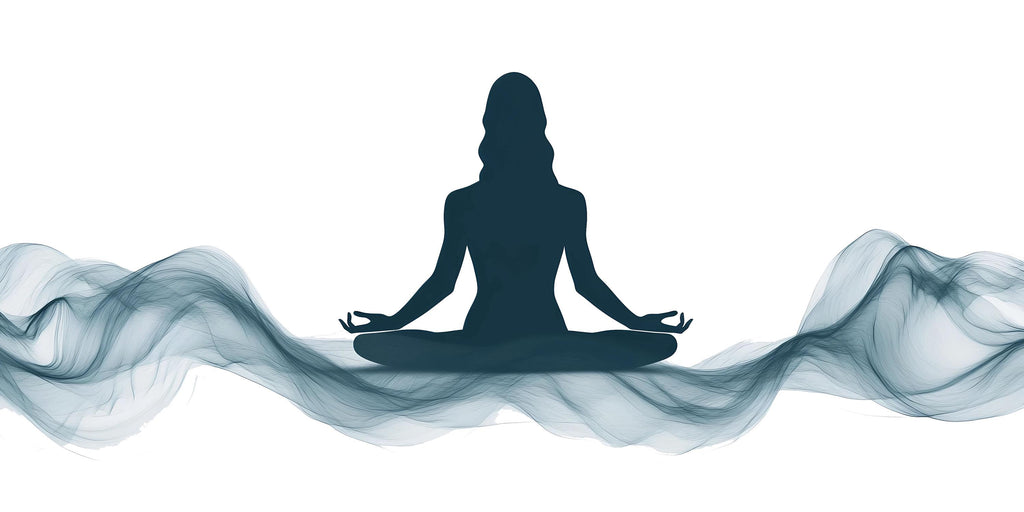 Meditation Woman Wall Decal Zen Yoga Studio Wall Art Wellness Spa Decor Minimalist Meditation Room Mural Peaceful Vinyl Sticker