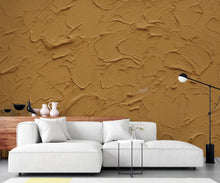 Load image into Gallery viewer, Ochre Plaster Texture Wallpaper | Warm Earth Tone Abstract Peel and Stick | Rustic Clay Wall Effect | Modern Textured Mural 424DE