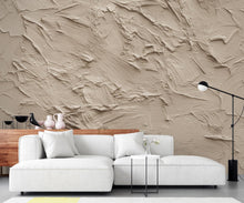 Load image into Gallery viewer, Linen Beige Plaster Texture Wallpaper | Warm Earth Tone Abstract Peel and Stick | Rustic Clay Wall Effect | Modern Textured Mural 425DE