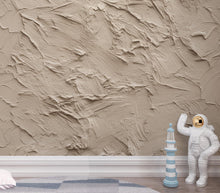 Load image into Gallery viewer, Linen Beige Plaster Texture Wallpaper | Warm Earth Tone Abstract Peel and Stick | Rustic Clay Wall Effect | Modern Textured Mural 425DE