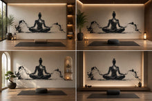 Load image into Gallery viewer, Abstract Meditation Wall Decal Zen Yoga Studio Wall Art Modern Mindfulness Mural Wellness Peel And Stick Vinyl Sticker