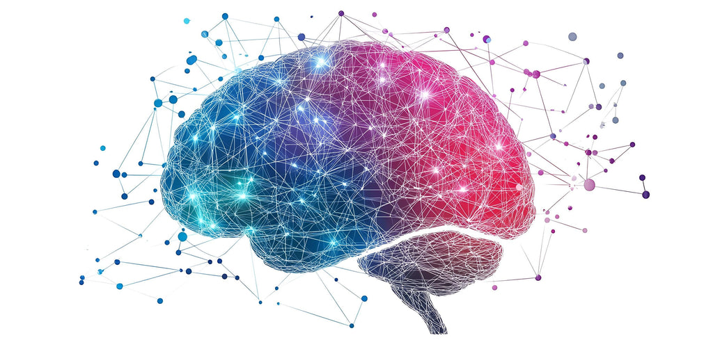 AI Brain Wall Decal Modern Tech Office Wall Art Innovation Workspace Sticker Futuristic Peel And Stick Vinyl Mural