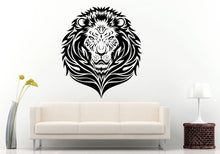 Load image into Gallery viewer, Lion Leo Head Beautiful Mane Tribal African Cat Predator Animal Wall Decal Vinyl Sticker Mural Room Decor L902