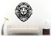 Load image into Gallery viewer, Lion Leo Head Beautiful Mane Tribal African Cat Predator Animal Wall Decal Vinyl Sticker Mural Room Decor L903