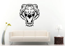 Load image into Gallery viewer, Tiger Head Beautiful Tribal Jungle Cat Predator Animal Wall Decal Vinyl Sticker Mural Room Decor L907