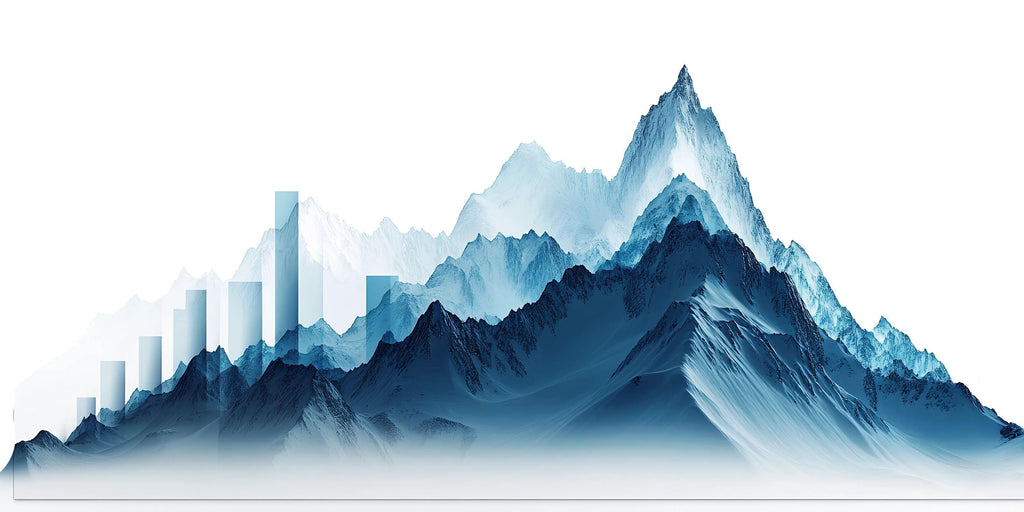 Mountain Wall Decal Modern Office Mural Blue Mountain Landscape Peel And Stick Wall Art Executive Office Decor