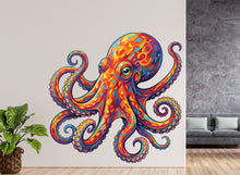 Load image into Gallery viewer, Octopus Wall Decor, Octopus Wall Decals, Tentacles Wall Art, Stickers Bedroom Octopus Car Wall Vinyl Tentacles Nursery Decals Art 1134RS