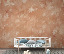 Load image into Gallery viewer, Wabi Sabi Terracotta Wallpaper Peel and Stick | Japandi Clay Plaster Wall Mural | Earthy Textured Neutral | Zen Minimalist Home Decor 427DE