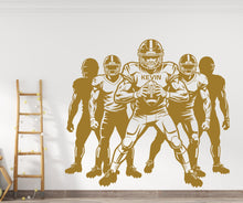 Load image into Gallery viewer, Large Custom Name American Football Team wall decal Sport Wall Decal Kids Decal Personalized Gifts wall Vinyl Wall Sticker Boy Room 1149RS