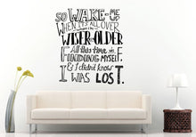 Load image into Gallery viewer, Music Song Lyrics Dance Edm Typography Cool Unique Wall Decal Vinyl Sticker Mural Room Decor L926