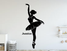 Load image into Gallery viewer, Ballerina Girl Wall Decal, Ballet Wall sticker, Ballerina wall art Kids room Decal 430DE