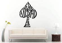Load image into Gallery viewer, We Are All Mad Here Ace Cartoon Quote Citation For Kids Children Toddlers Babies Nursery Wall Decal Vinyl Sticker Mural Room Decor L978