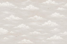 Load image into Gallery viewer, Neutral Cloud Wallpaper Mural | Soft Beige Nursery Wallpaper | Dreamy Sky Wall Decor for Baby Room Kids Bedroom | Peel and Stick 861LU