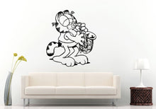 Load image into Gallery viewer, Cat Funny Playing On Saxophone Cute Animal Children&#39;s Room Wall Decal Vinyl Sticker Mural Room Decor L1000