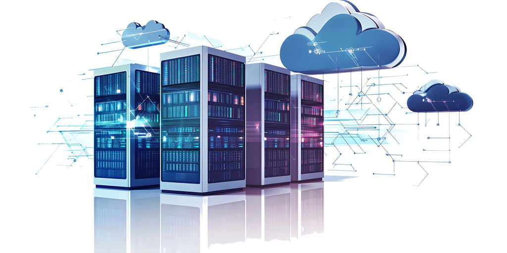 Cloud Computing Wall Decal Data Center Server Wall Mural Technology Office Decor IT Company Peel And Stick Wall Art