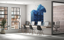 Load image into Gallery viewer, Cloud Server Wall Decal Data Center Wall Mural IT Office Decor Cloud Computing Wall Art Technology Office Sticker Peel And Stick