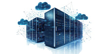 Load image into Gallery viewer, Cloud Computing Server Room Wall Decal, Data Center Office Wall Sticker, IT Infrastructure Wall Art, Tech Company Decor, Cyber Security