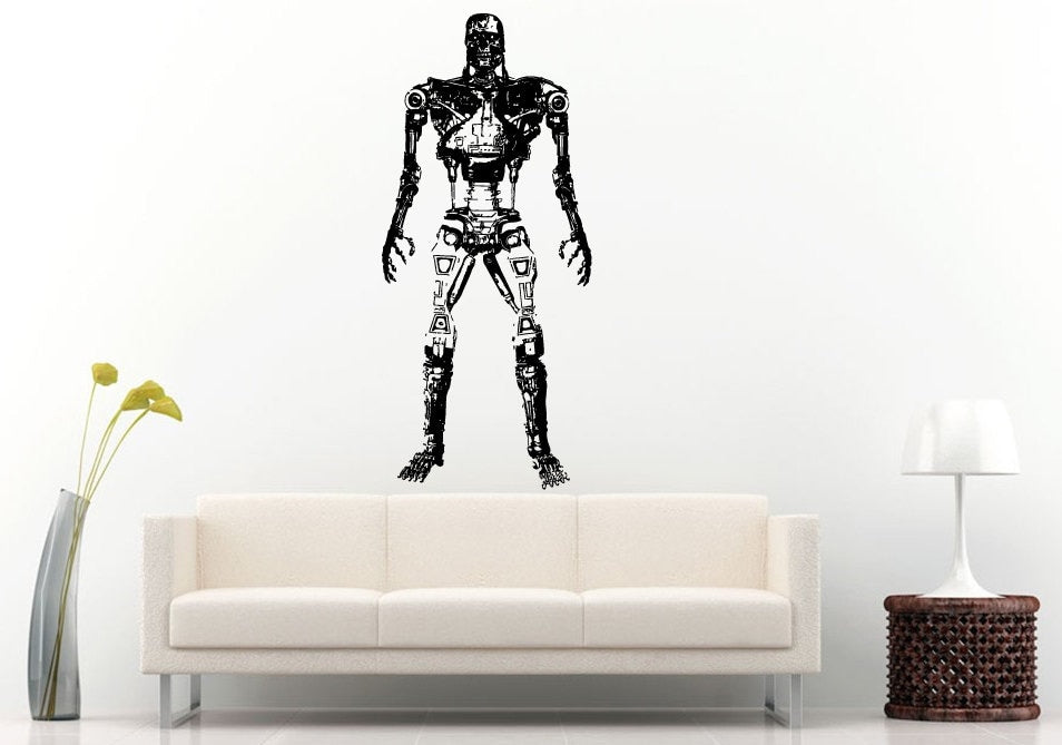 Famous Robot Cyborg Old Vintage Classic Movie Film Wall Decal Vinyl Sticker Mural Room Decor L1006