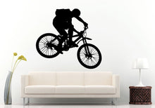 Load image into Gallery viewer, Bicycle Rider On A Mountain Bike Bicycle Sport Wall Decal Vinyl Sticker Mural Room Decor L1013