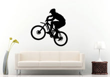 Load image into Gallery viewer, Bicycle Rider On A Mountain Bike Bicycle Sport Wall Decal Vinyl Sticker Mural Room Decor L1014