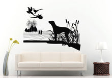 Load image into Gallery viewer, Hunting Dog Bread Hunting Pheasant Rifle Collage Hunting Sport Wall Decal Vinyl Sticker Mural Room Decor L1037