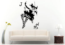 Load image into Gallery viewer, Joker Funny Woman Girl Crazy Creepy Smile Playing Card Why So Serious Wall Decal Vinyl Sticker Mural Room Decor L1050