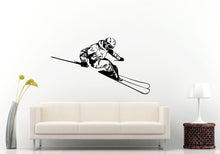 Load image into Gallery viewer, Ski Skiing People Sport Trick Stunt Winter Sport Wall Decal Vinyl Sticker Mural Room Decor L1061