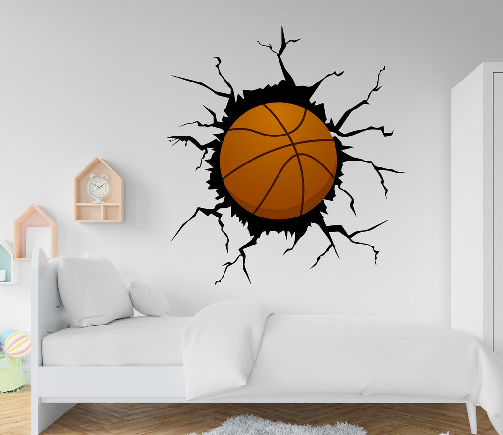 Basketball Ball wall decal Ball wall art Sport Wall Decal Kids Decal Basketball Gifts wall Vinyl Wall Sticker Boy Room 1180RS