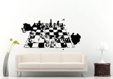 Load image into Gallery viewer, Chess Strategy Thinking Smart Table Game Wall Decal Vinyl Sticker Mural Room Decor L1079